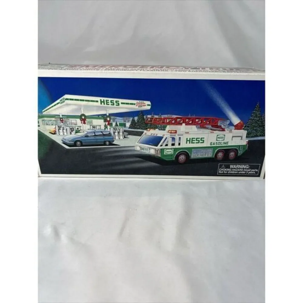 Vintage 1996 Hess Truck Emergency Vehicle‎ In Original Box